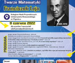 II konferencja z cyklu Twarze Matematyki – Franciszek Leja